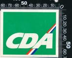 Sticker: CDA - Nederlandse vlag (Horizontaal), Ophalen of Verzenden