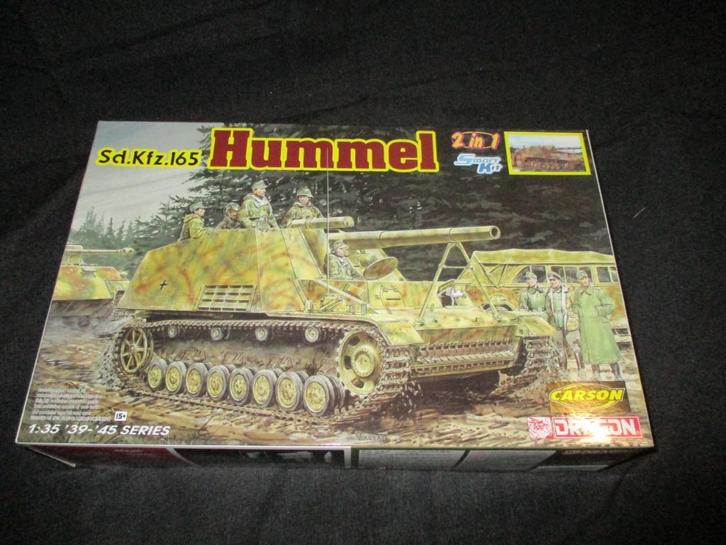 H-681,DRAGON 1-35,NO,6935,Sd.Kfz.165 Hummel (2 in 1) w/Magic, Hobby en Vrije tijd, Modelbouw | Auto's en Voertuigen, Nieuw, Overige typen