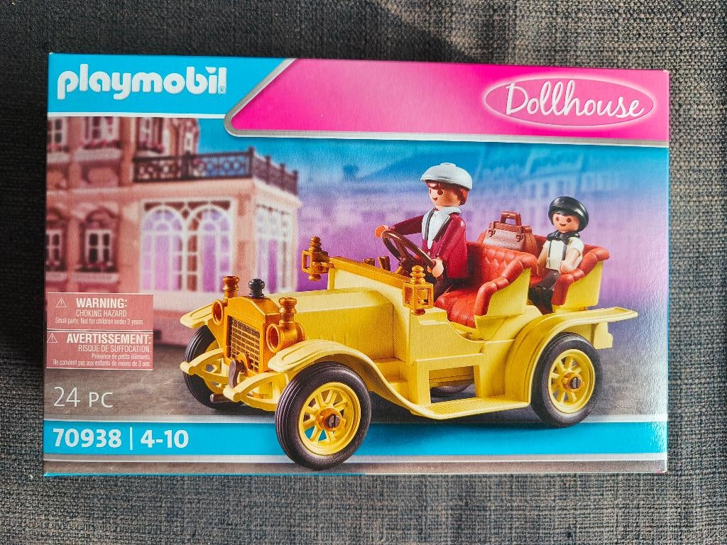P873 - 70938 Oldtimer Dollhouse vintage cabriolet - nieuw, Ophalen of Verzenden, Nieuw, Complete set