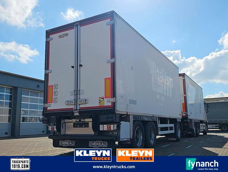 CHEREAU meatrails,chereau,tk, Auto's, Vrachtwagens, Bedrijf, Te koop, ABS, Aanhangers en Opleggers, Diesel, Handgeschakeld, Wit