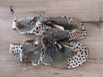 Luipaard print sandaaltjes maat 41, Bruin, Zo goed als nieuw, Sandalen of Muiltjes, Ophalen of Verzenden