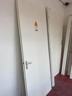 2 x opdek binnendeuren met stalen kozijn, Ophalen, Gebruikt, 80 tot 100 cm, 215 cm of meer