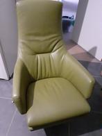 Leren fauteuil., Ophalen, Zo goed als nieuw