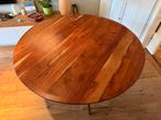 Ronde tafel Acaciahout, Huis en Inrichting, Tafels | Eettafels, Ophalen, Gebruikt, Rond, Vijf personen of meer