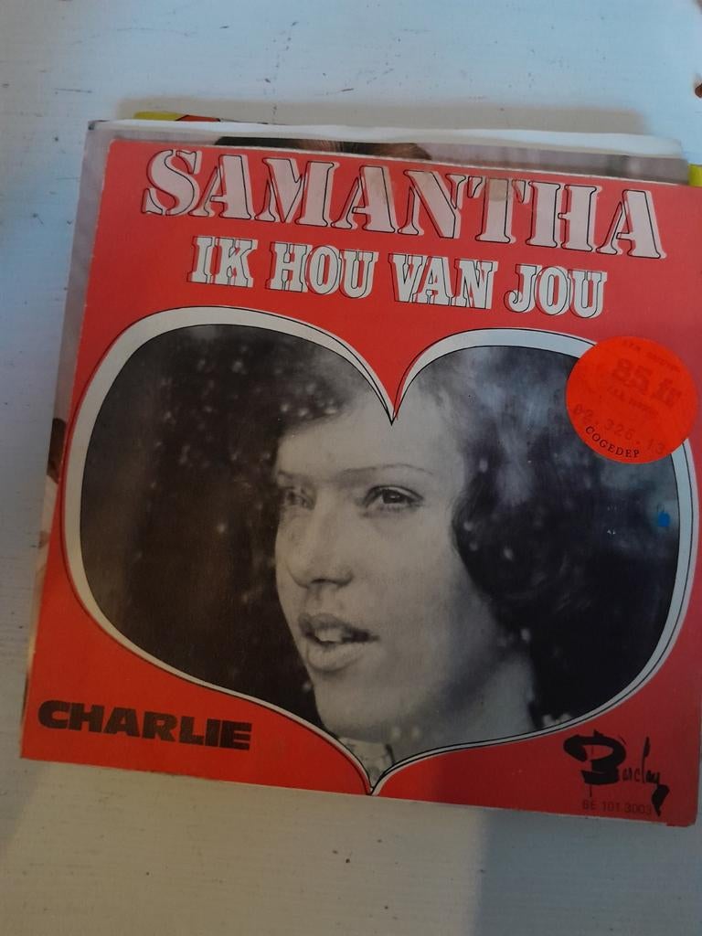 Samantha 7 inch ik hou van jou, 7 inch, Single, Ophalen of Verzenden, Zo goed als nieuw