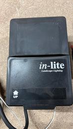 In-Lite trafo met lichtsensor en 2 spots, Tuin en Terras, Buitenverlichting, Ophalen of Verzenden, Zo goed als nieuw, Zonne-energie