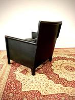 Molteni Vivette fauteuil, Huis en Inrichting, Fauteuils, Ophalen, 75 tot 100 cm, Leer, 50 tot 75 cm