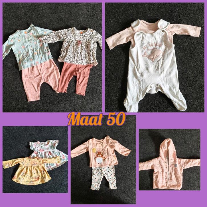 Kledingpakketje maat 50 meisje Feetje Hema, Kinderen en Baby's, Babykleding | Maat 50, Zo goed als nieuw, Ophalen of Verzenden