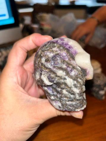 Jaspis Skull - Prachtig Handgesneden beschikbaar voor biedingen