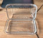 Kilner glazen boterschaal met deksel, Ophalen of Verzenden, Zo goed als nieuw, Glas, Pot, Bus of Blik
