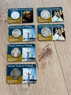 Diverse zilver coincards - Rembrandt, Vrede, Beatrix, Postzegels en Munten, Munten | Nederland, Zilver, Ophalen of Verzenden, Losse munt