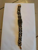 vintage Chanel (lookalike), Sieraden, Tassen en Uiterlijk, Horloges | Dames, Overige merken, Staal, Ophalen of Verzenden, Leer