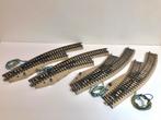 2 paar Marklin H0 5140 set elektrische bochtwissels M-rails, Hobby en Vrije tijd, Modeltreinen | H0, Wisselstroom, Gebruikt, Rails