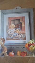 Borduurpakket merk Permin of Copenhagen., Ophalen of Verzenden, Zo goed als nieuw, Borduurpakket
