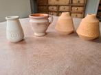 Kleine terracotta potjes en vaasjes, 7 á 8 cm hoog., Ophalen of Verzenden