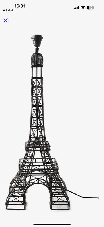 Gezocht: riviera maison eiffeltoren lamp beschikbaar voor biedingen