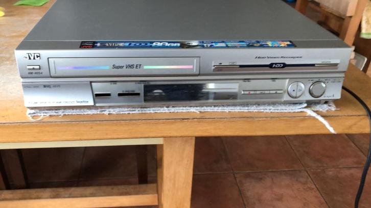 JVC HM-HDS4 Super 6 head VHS HDD 80 GB Hifi Stereo, Audio, Tv en Foto, Videospelers, Gebruikt, Overige typen, Ophalen of Verzenden