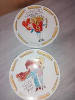 Leuke set van 2 borden snack bordjes blond amsterdam, Porselein of Keramiek, Schaal, Rond, Ophalen of Verzenden