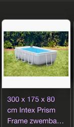 Intex zwembad 300 x 175 x 80, Gebruikt, Minder dan 80 cm, Ophalen of Verzenden, Minder dan 200 cm