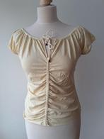 Mooie top, ook off-shoulder te dragen., Maat 38/40 (M), Geel, Mais il est ou le Soleil, Ophalen of Verzenden