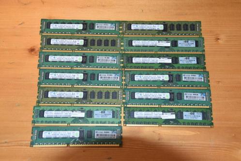 13x Samsung 2GB 2Rx8 PC3-10600R workstation geheugen, Computers en Software, RAM geheugen, Gebruikt, Server, 2 GB, DDR3, Ophalen of Verzenden