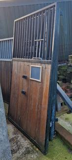 4 paarden boxdeuren van hardhout, Dieren en Toebehoren, Stalling en Weidegang