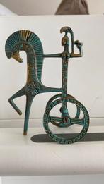 Bronzen beeld van Griekse godin athena, handgemaakt., Ophalen of Verzenden, Brons