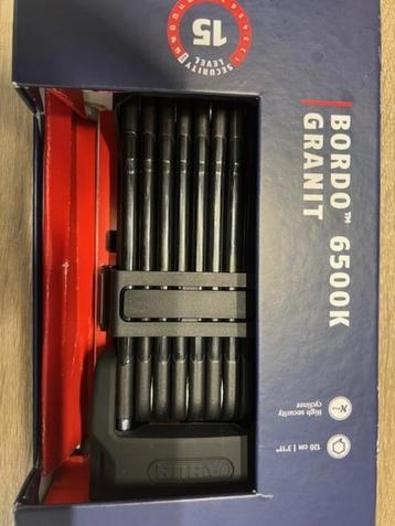 ABUS Vouwslot Bordo Granit X Plus 6500K SH 120cm zwart beschikbaar voor biedingen