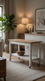 sidetable, wandtafel, tafel, Huis en Inrichting, Tafels | Sidetables, Gebruikt, 100 tot 150 cm, Antiek, brocante,industrieel,vintage