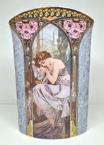 Goebel Artis Orbis Mucha gelimiteerde porseleinen vaas., Antiek en Kunst, Ophalen of Verzenden