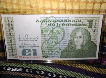 Ierland 1 pound ... Bankbiljet  beschikbaar voor biedingen