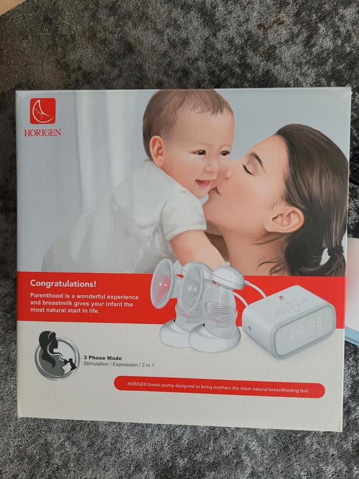 Horigen Chicture dubbele kolf electrisch, Kinderen en Baby's, Babyvoeding en Toebehoren, Ophalen of Verzenden