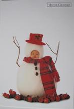 Anne Geddes - A505 - Snowman - 1999 - nieuw, Verzamelen, Ansichtkaarten | Themakaarten, Verzenden, 1980 tot heden, Ongelopen, Kinderen