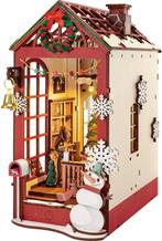 Robotime Book Nook Christmas Indoor Scene TGC07 Bouwpakket, Hobby en Vrije tijd, Modelbouw | Overige, Groter dan 1:32, Nieuw, Ophalen of Verzenden