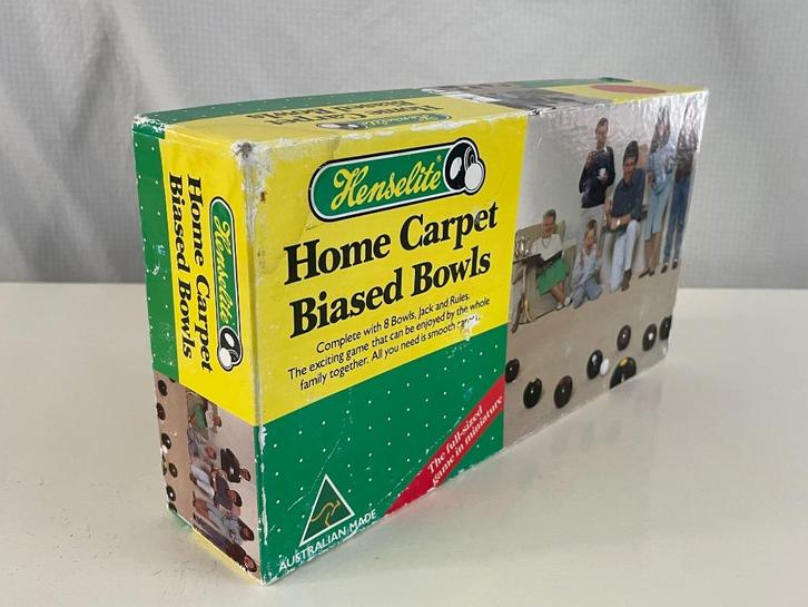 Henselite Home Carpet Biased Bowls, Sport en Fitness, Biljarten en Poolen, Nieuw, Keu of Ballen, Ophalen of Verzenden