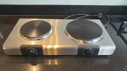 Inventum KP421S dubbele kookplaat 2500W  in nieuwstaat, Witgoed en Apparatuur, Kookplaten, Zo goed als nieuw, Vrijstaand, Elektrisch
