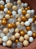 Ballenbak velvet met 300 ballen goud creme wit, Kinderen en Baby's, Zo goed als nieuw, Ophalen