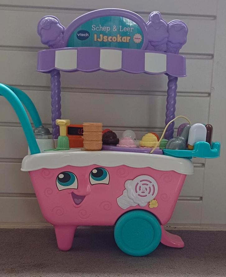 VTech Schep & Leer IJscokar Deluxe - Nieuwstaat!, Kinderen en Baby's, Speelgoed | Babyspeelgoed, Nieuw, Overige typen, Met geluid