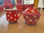 Oilily suiker en melk set, Overige typen, Ophalen of Verzenden, Zo goed als nieuw, Overige stijlen