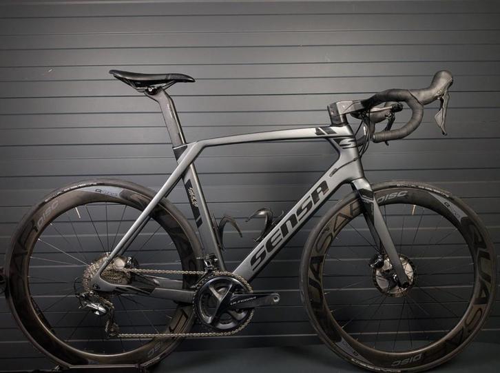 Sensa Guilia grijs 58cm 2018, Fietsen en Brommers, Fietsen | Racefietsen, Gebruikt, Overige merken, 57 tot 61 cm