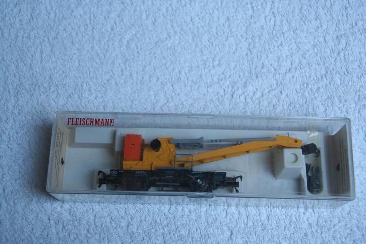 Fleischmann HO 5019 Kraanwagon DB (4), Hobby en Vrije tijd, Modeltreinen | H0, Nieuw, Wagon, Gelijkstroom, Fleischmann, Ophalen of Verzenden