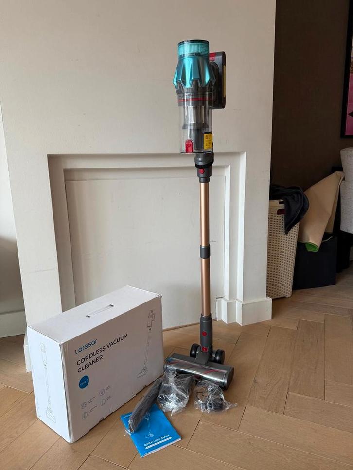 Laresar Draadloze Stofzuiger- 2 batterijen - Volledig Nieuw!, Witgoed en Apparatuur, Stofzuigers, Nieuw, Stofzuiger, 1200 tot 1600 watt