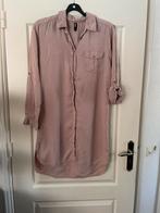 Lange jurk/blouse oprolmouw M eksept zalm/taupe, Kleding | Dames, Blouses en Tunieken, Maat 38/40 (M), Overige kleuren, Ophalen of Verzenden