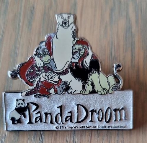 Efteling pin - Pandadroon familie - witte buik Productions!, Verzamelen, Efteling, Zo goed als nieuw, Button of Speldje, Ophalen of Verzenden