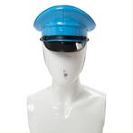 Blauwe nachtclub pet / heren dames gay militaire glimmende, Verzenden, Nieuw, Pet