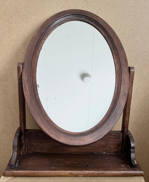 Ikea houten kantel spiegel type leksvik, Huis en Inrichting, Woonaccessoires | Spiegels, Gebruikt, Minder dan 50 cm, Minder dan 100 cm