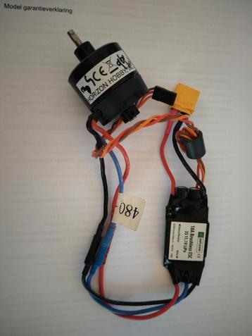 E-flite BL480 motor met 18A regelaar - Nieuwstaat beschikbaar voor biedingen