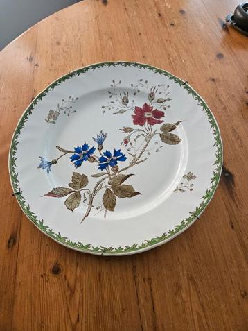 Antiek Bord met Bloemmotief beschikbaar voor biedingen