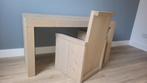 Leuk kinderbureau met stoeltje steigerhout, Kinderen en Baby's, Kinderkamer | Tafels en Stoelen, Ophalen, Zo goed als nieuw, Stoel(en)