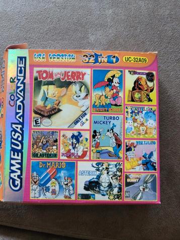 Gameboy advance USA Color 32 in 1 spellen beschikbaar voor biedingen
